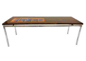 Italian 1960 Retro Rosewood Coffee Table