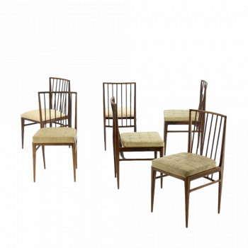 Giuseppe Scapinelli Brazilian Rosewood Dining Chairs Sold as a set of 6